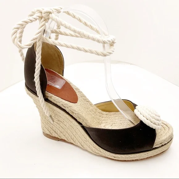🆕{Kate Spade} Lace-Up Wedge Espadrilles - Picture 2 of 15